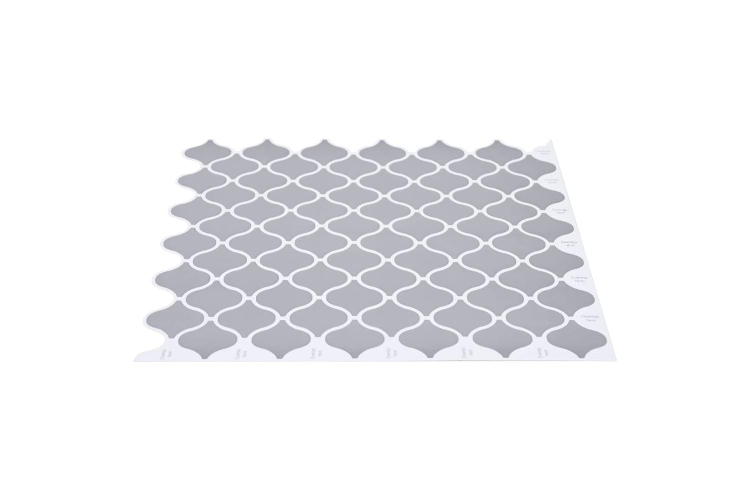 Vidaxl Lanturn Tile 10 Pcs Grey 27 X 27 Cm Polyurethane And Pet-3