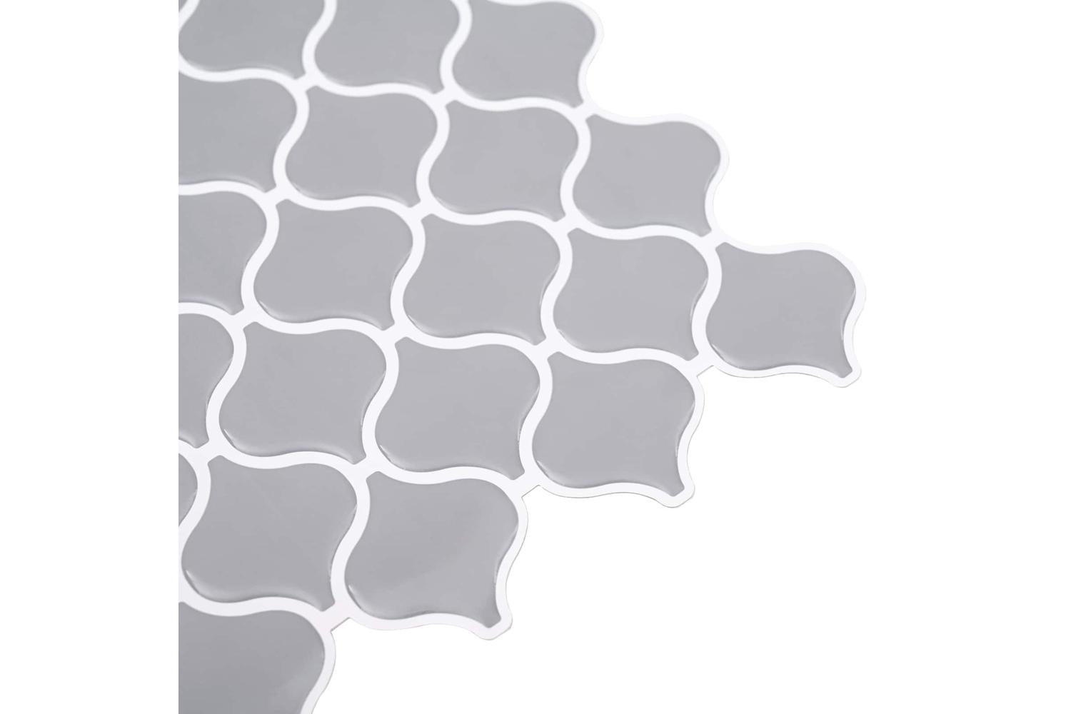 Vidaxl Lanturn Tile 10 Pcs Grey 27 X 27 Cm Polyurethane And Pet-4