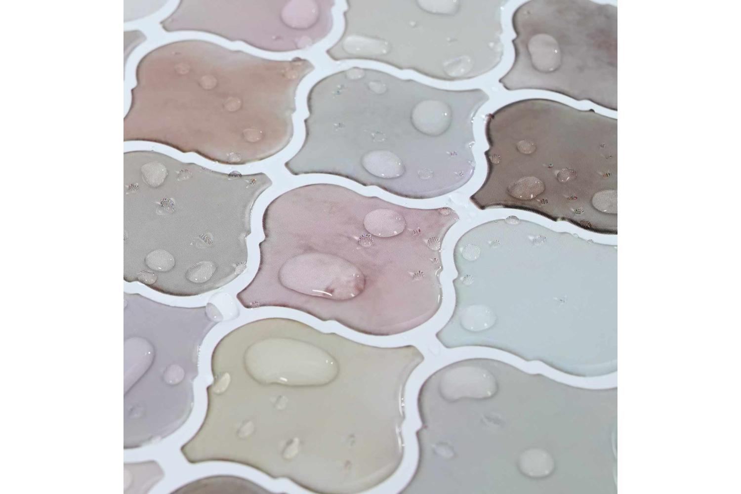 Vidaxl Lanturn Tile 50 Pcs Beige 27 X 27 Cm Polyurethane And Pet-8