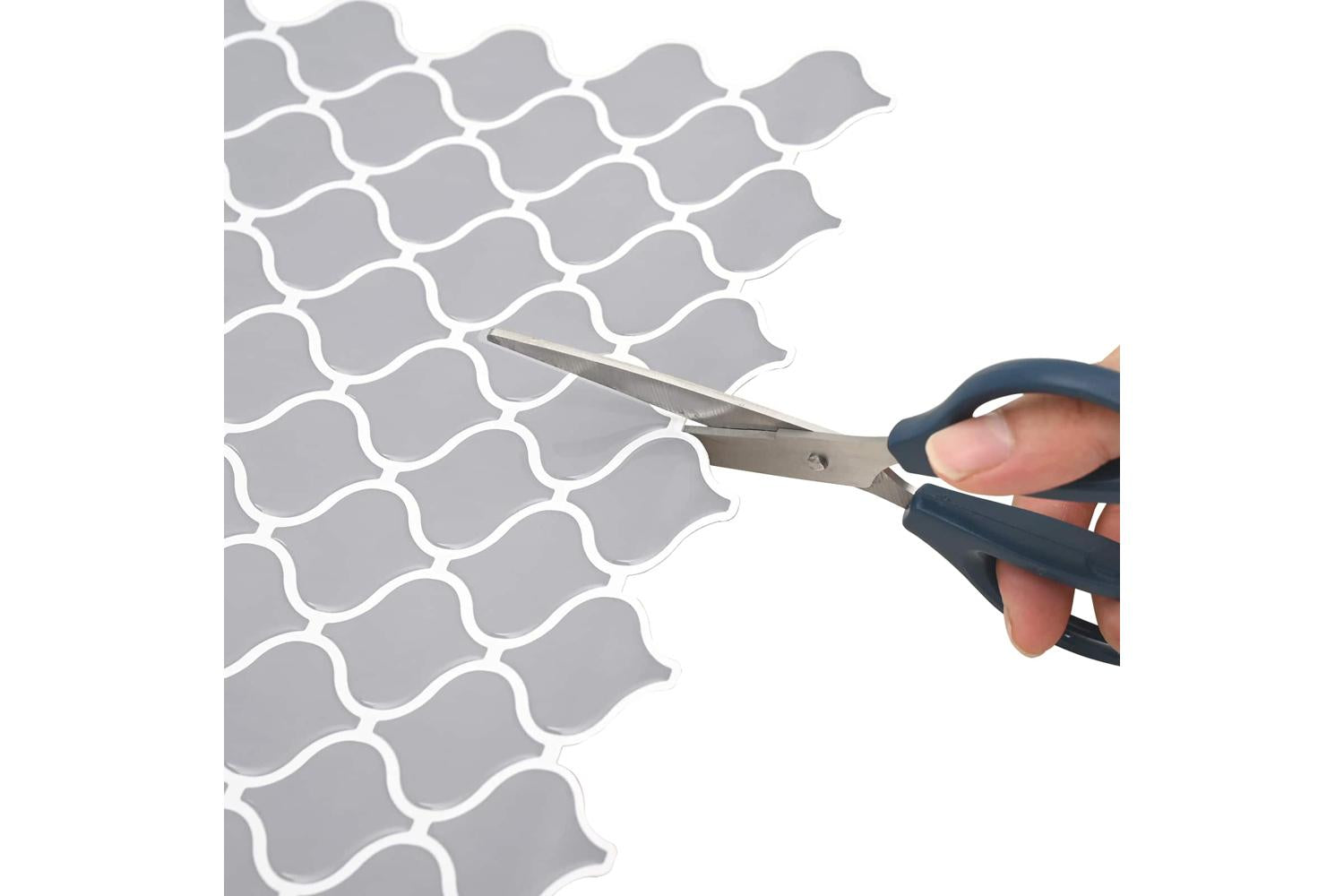Vidaxl Lanturn Tile 50 Pcs Grey 27 X 27 Cm Polyurethane And Pet-5