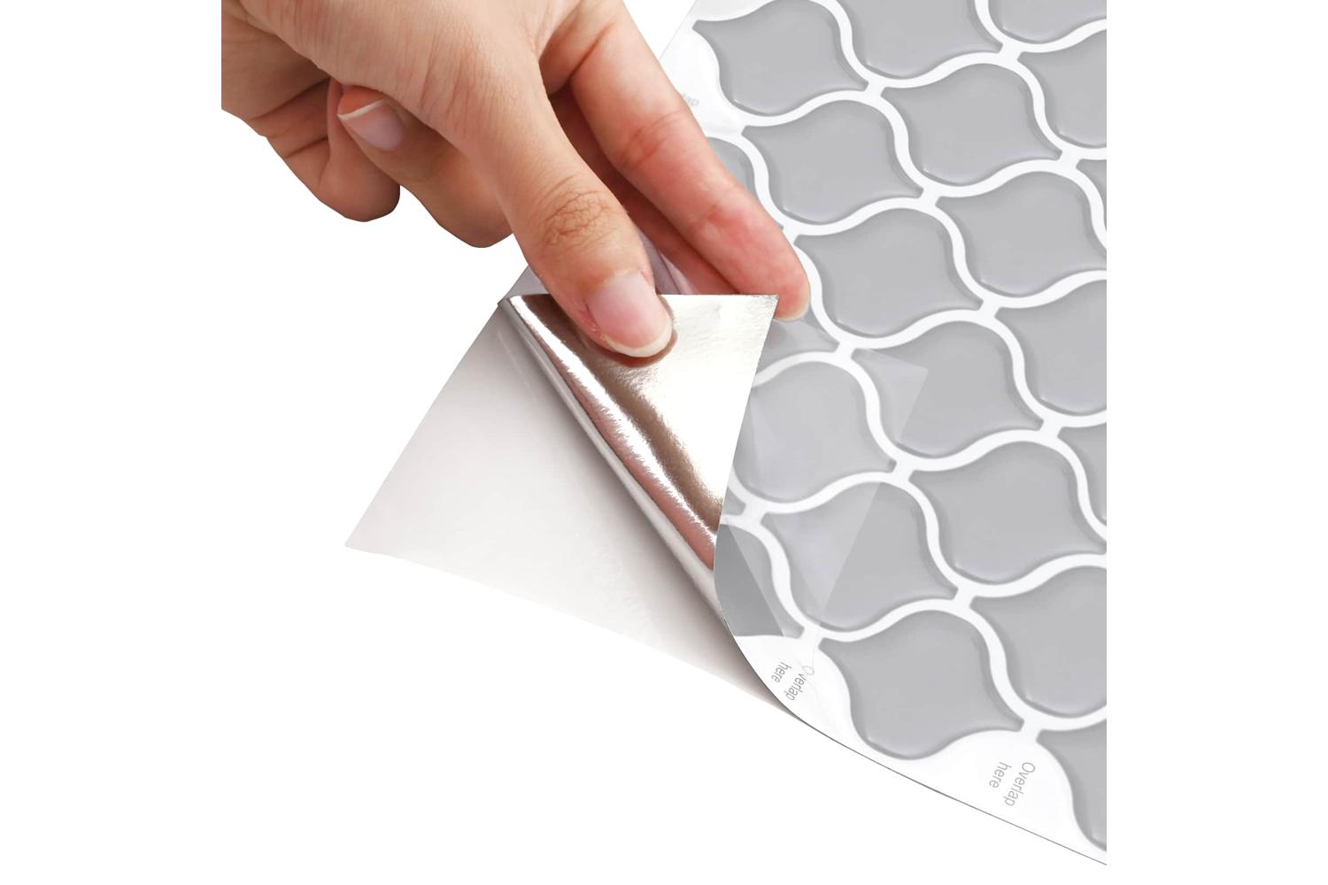 Vidaxl Lanturn Tile 50 Pcs Grey 27 X 27 Cm Polyurethane And Pet-6