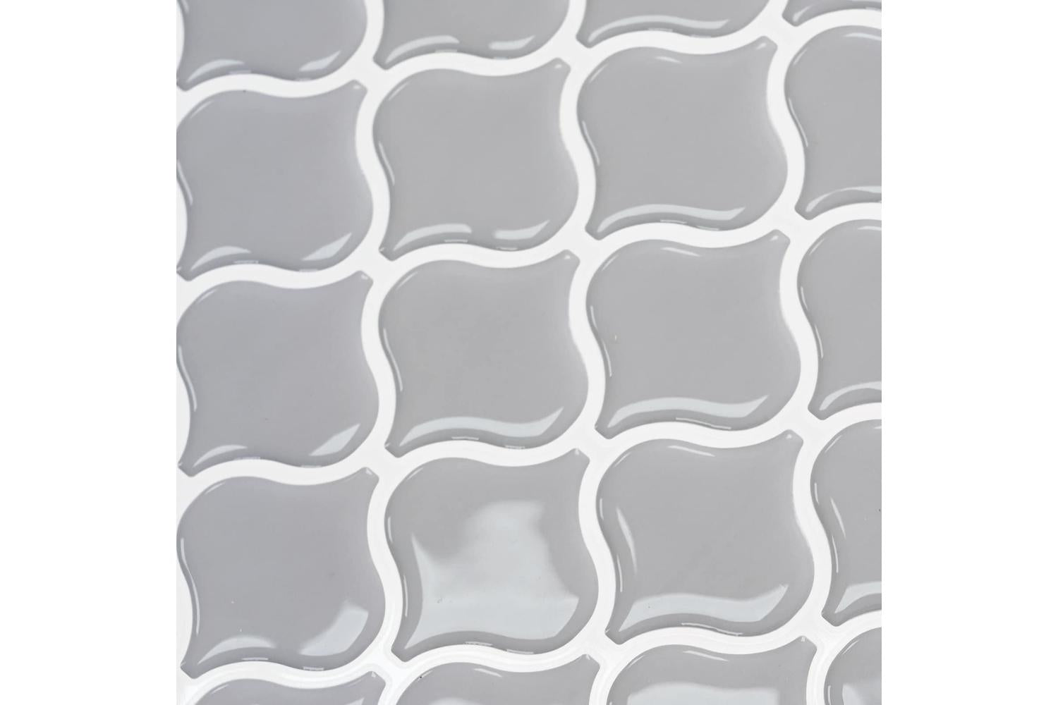 Vidaxl Lanturn Tile 50 Pcs Grey 27 X 27 Cm Polyurethane And Pet-9