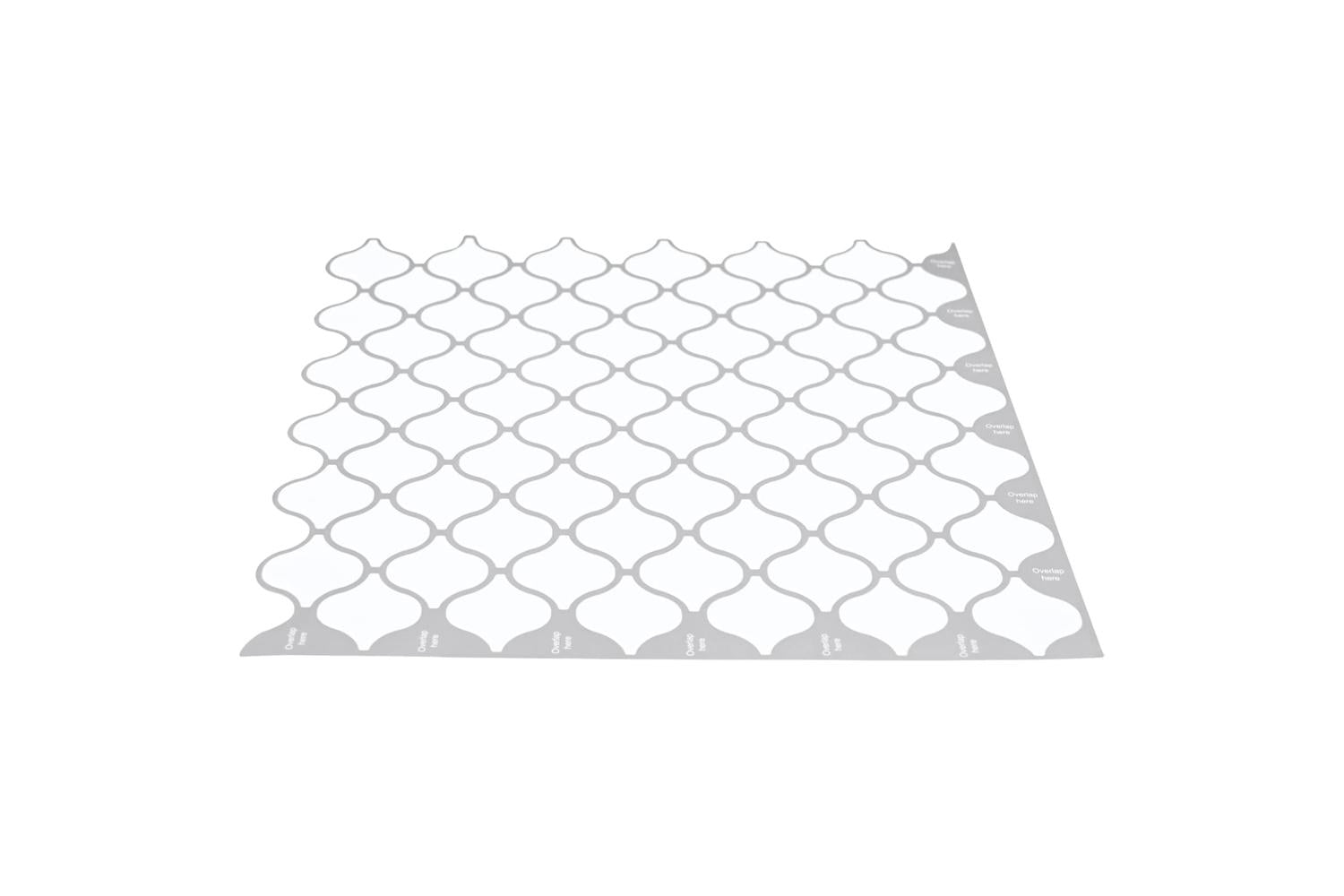 Vidaxl Lanturn Tile 50 Pcs White 27 X 27 Cm Polyurethane And Pet-3