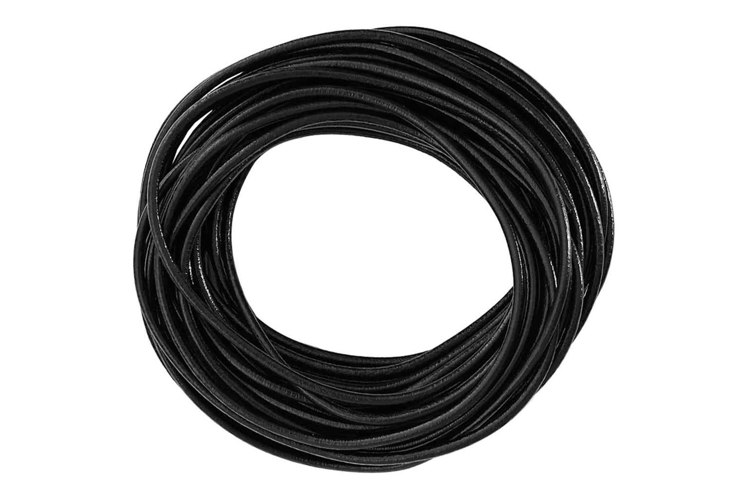 Vidaxl Leather Cord 1 Black 3 Mm X 5 M Leather-3