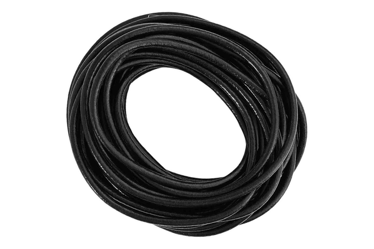 Vidaxl Leather Cord 1 Black 4 Mm X 5 M Leather-3