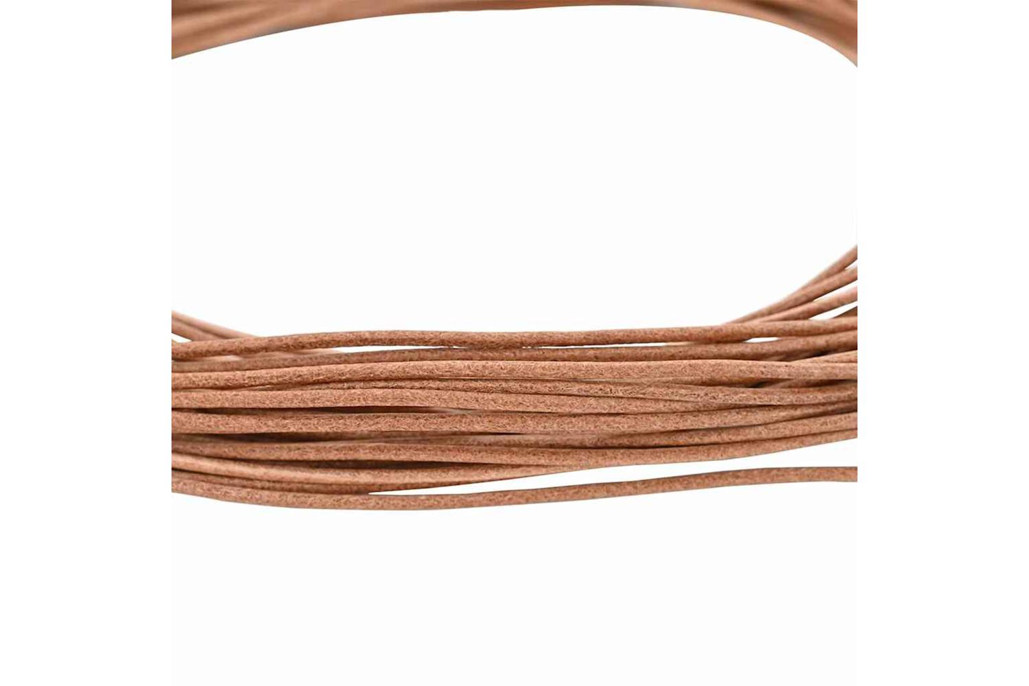 Vidaxl Leather Cord 1 Brown 2 Mm X 10 M Leather-4
