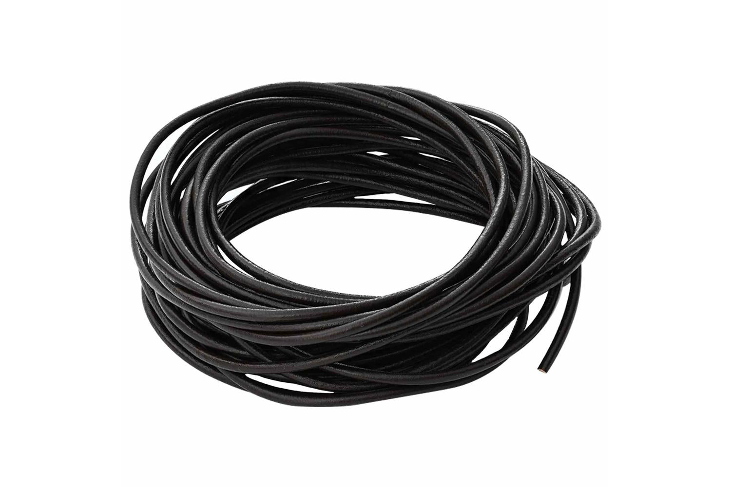 Vidaxl Leather Cord 1 Dark Brown 25 Mm X 50 M Leather