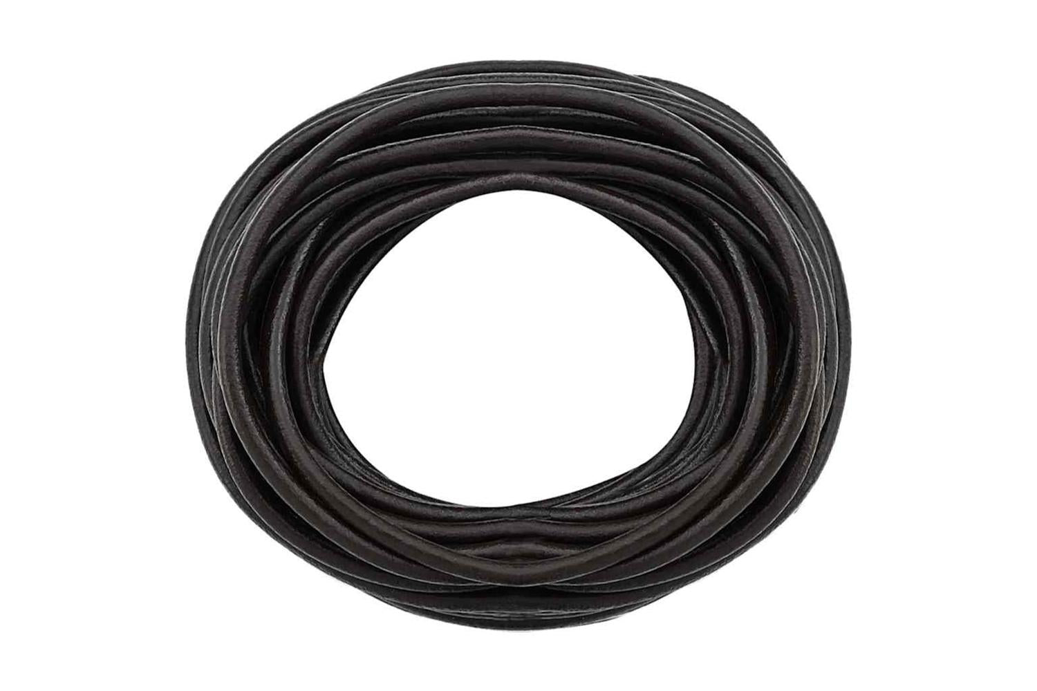 Vidaxl Leather Cord 1 Dark Brown 4 Mm X 10 M Leather-3