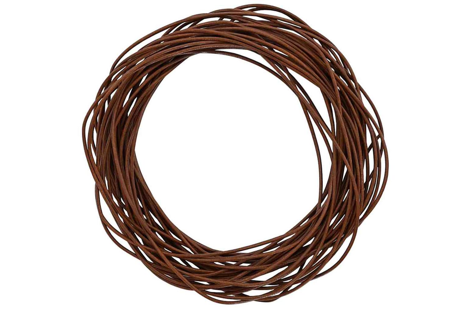 Vidaxl Leather Cord 1 Light Brown 1 Mm X 5 M Leather-3