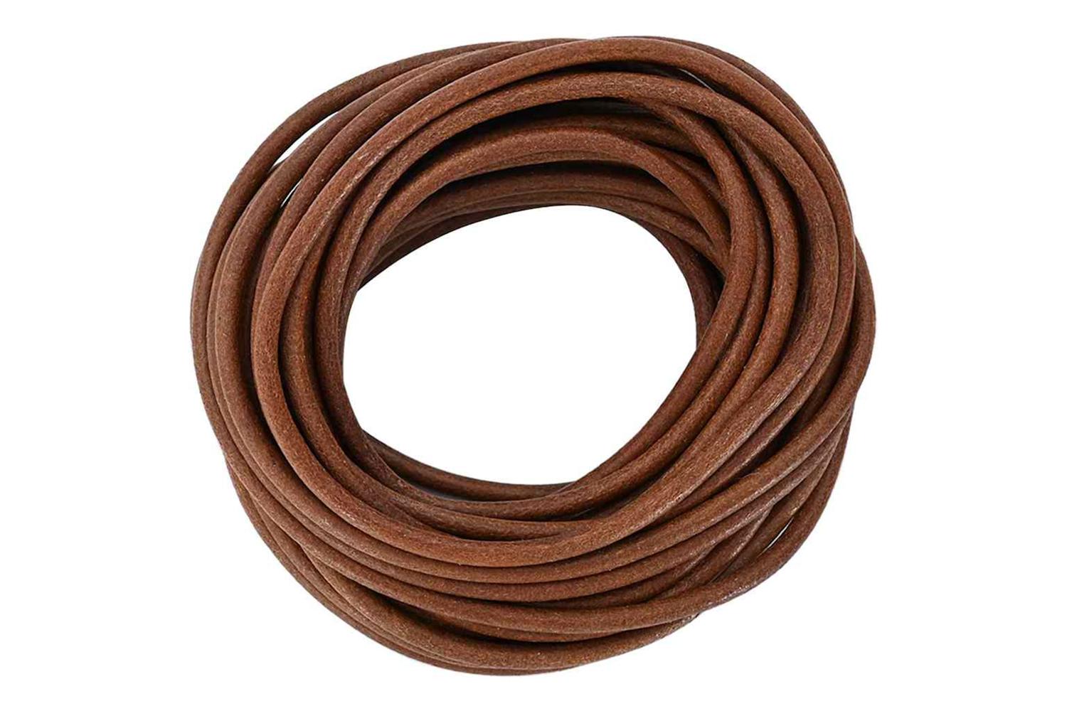 Vidaxl Leather Cord 1 Light Brown 5 Mm X 50 M Leather-3