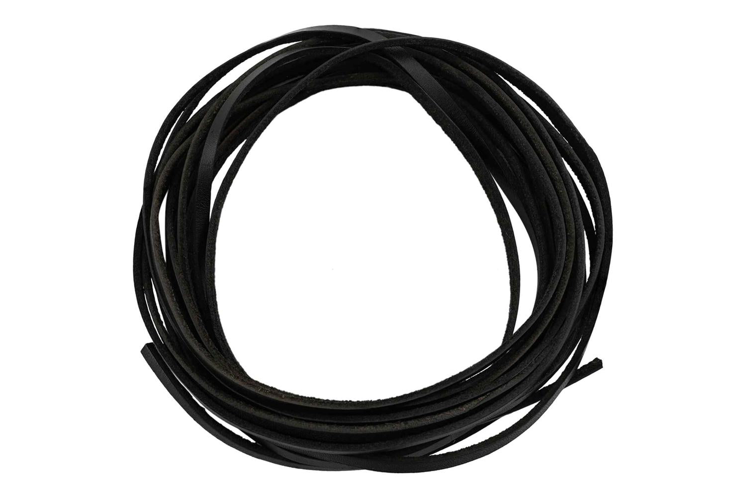 Vidaxl Leather Strap 1 Black 200 X 04 Cm Leather-3