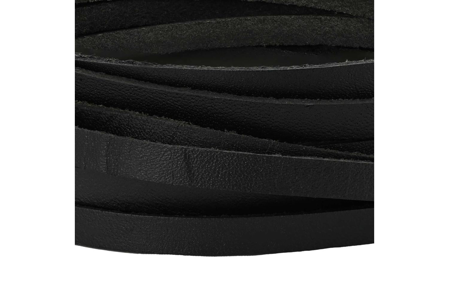 Vidaxl Leather Strap 1 Black 200 X 05 Cm Leather-4