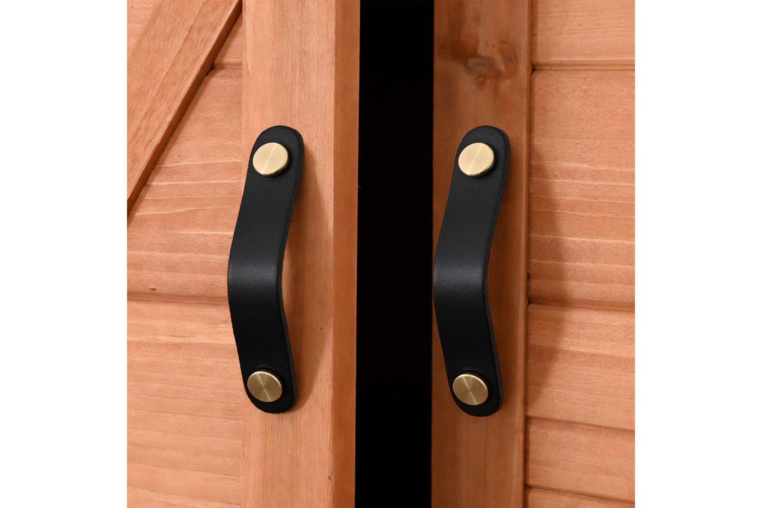 Vidaxl Leather Strap 1 Black 200 X 1 Cm Leather-6