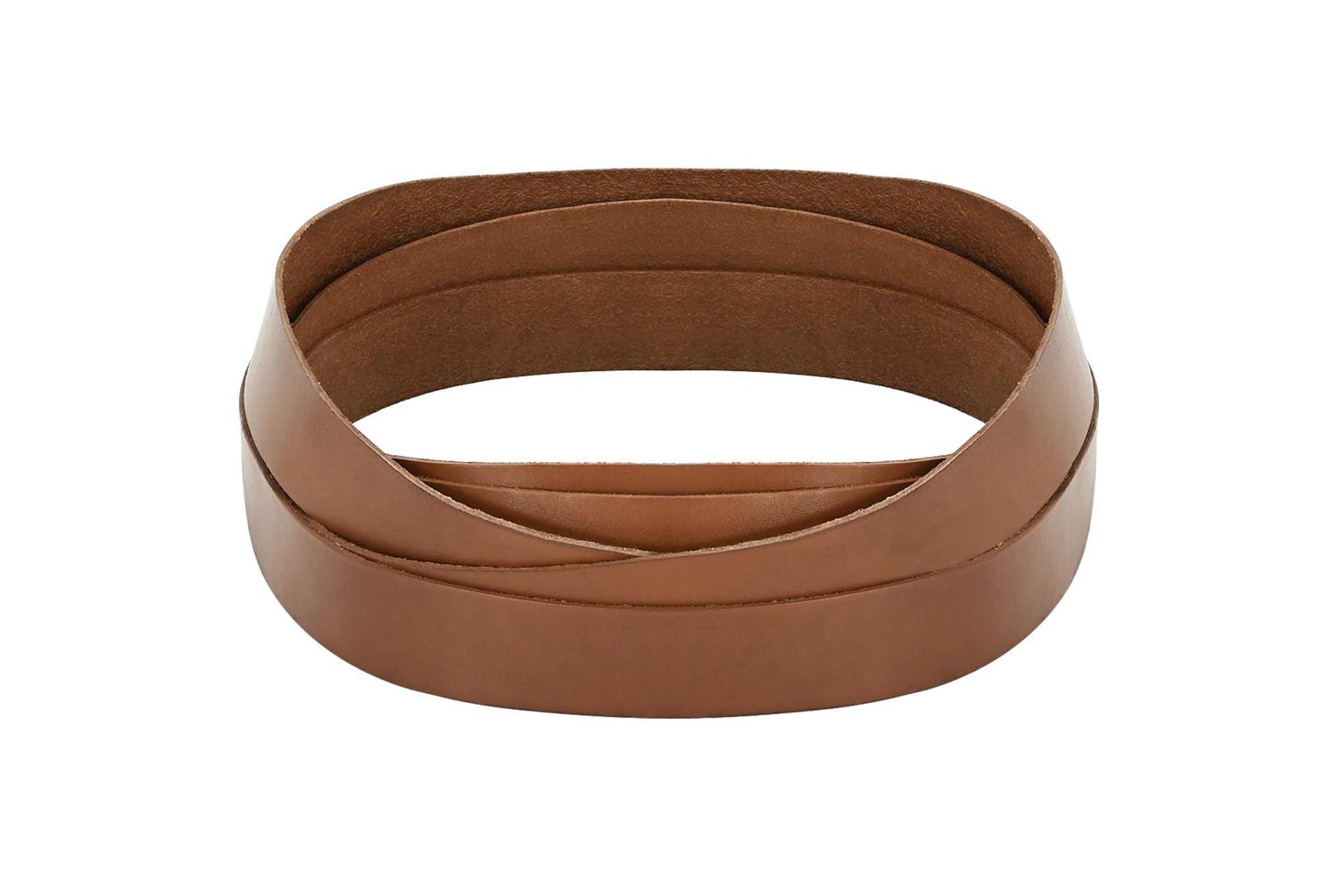 Vidaxl Leather Strap 1 Brown 200 X 4 Cm Leather