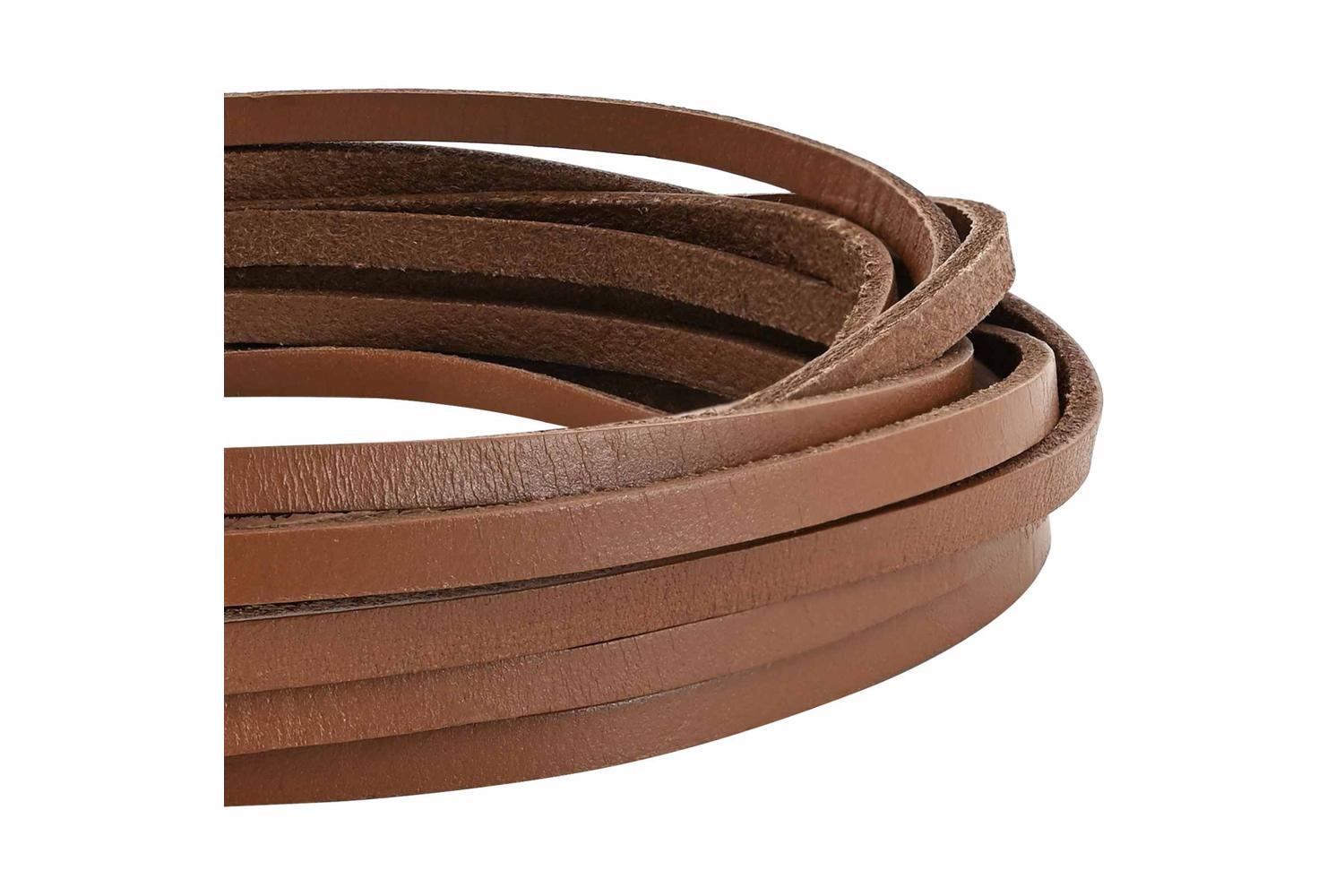 Vidaxl Leather Strap 1 Brown 500 X 04 Cm Leather-4