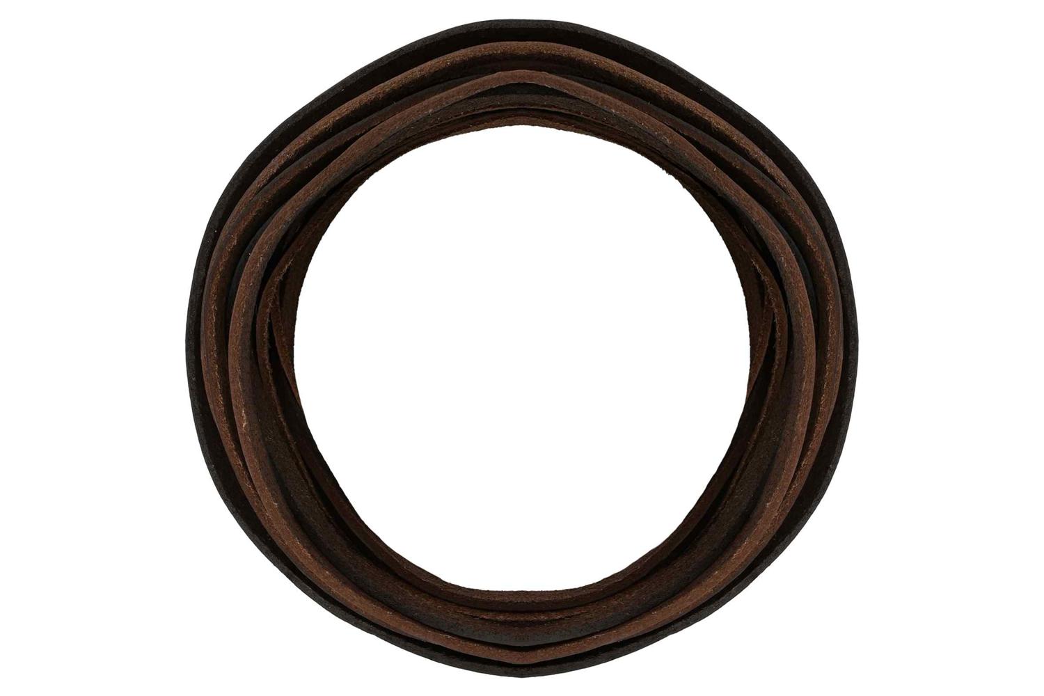 Vidaxl Leather Strap 1 Dark Brown 1000 X 08 Cm Leather-3