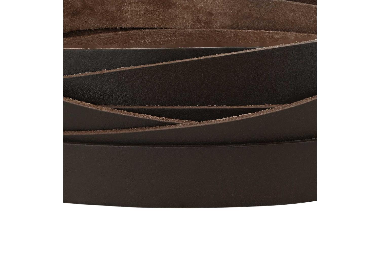 Vidaxl Leather Strap 1 Dark Brown 1000 X 15 Cm Leather-4