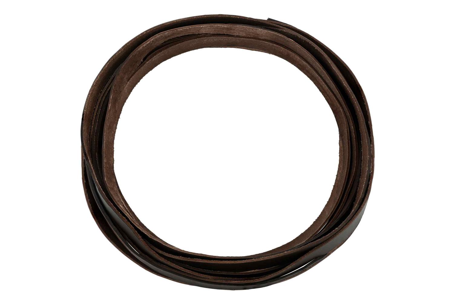 Vidaxl Leather Strap 1 Dark Brown 500 X 1 Cm Leather-3