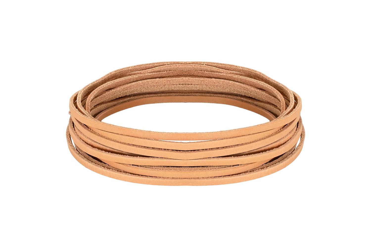 Vidaxl Leather Strap 1 Light Brown 200 X 03 Cm Leather