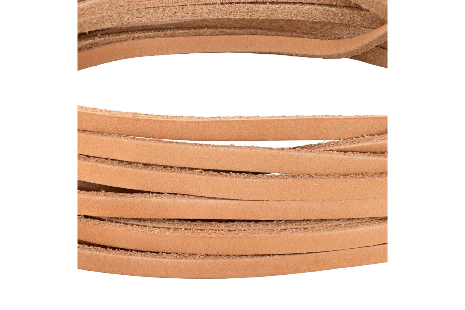 Vidaxl Leather Strap 1 Light Brown 200 X 03 Cm Leather-4