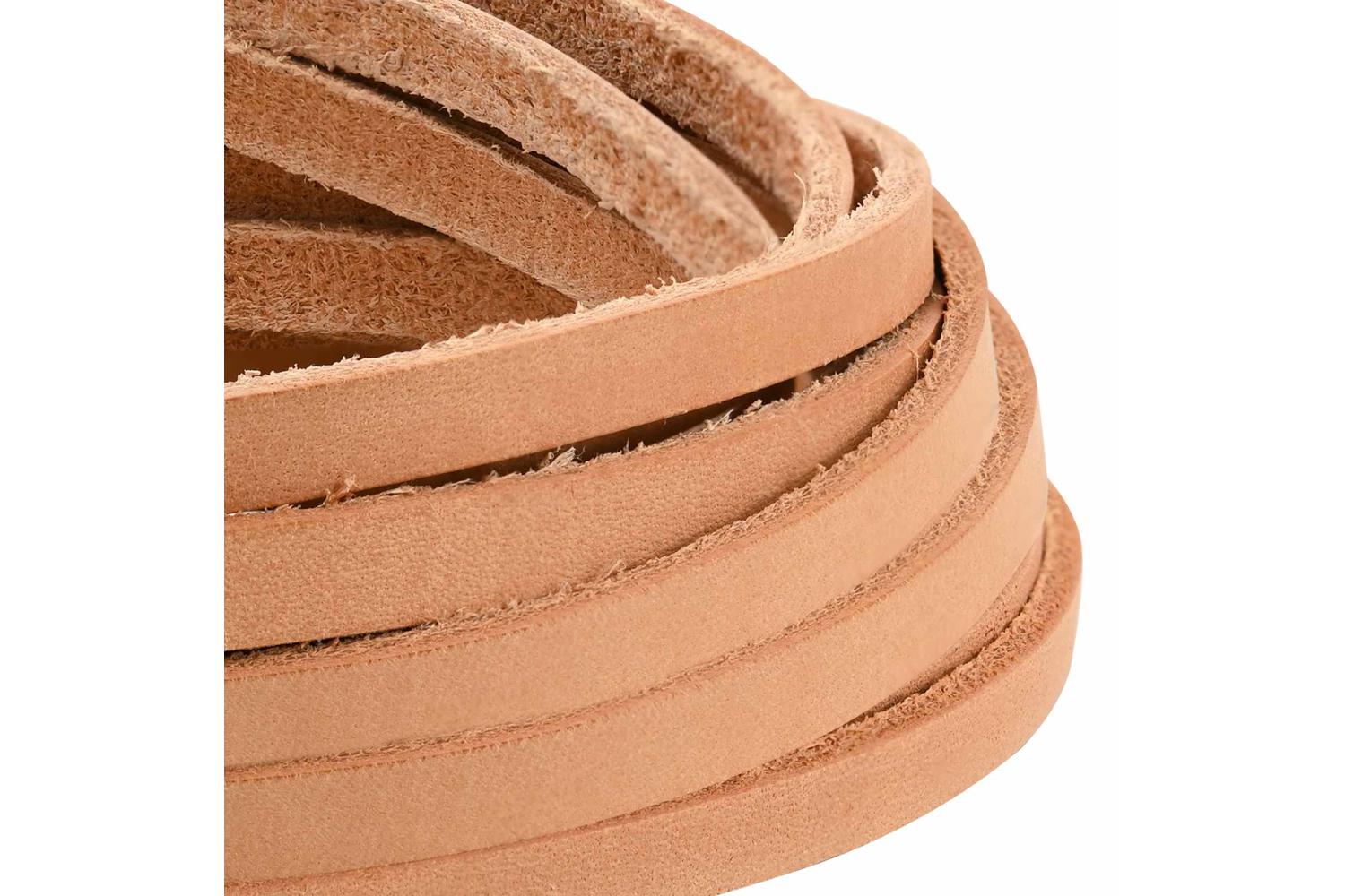 Vidaxl Leather Strap 1 Light Brown 200 X 06 Cm Leather-4