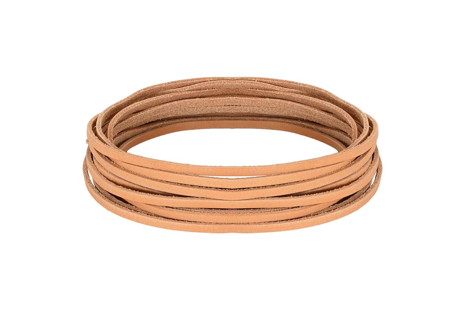 Vidaxl Leather Strap 1 Light Brown 500 X 03 Cm Leather