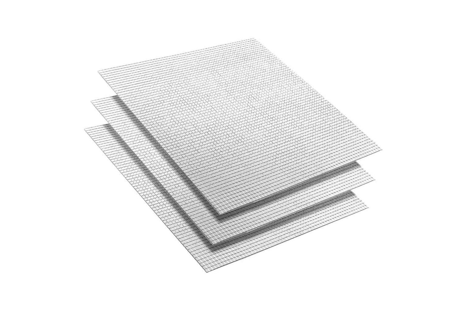 Vidaxl Mirror Mosaic Tile Geometric 3 Pcs Silver 30 X 30 Cm Glass