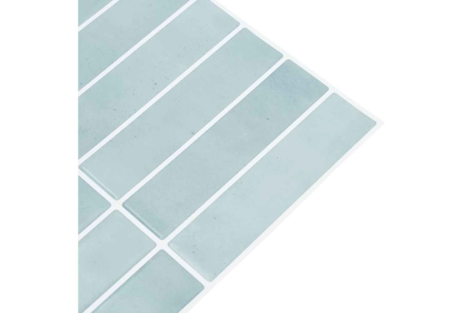 Vidaxl Rectangular Tile 10 Pcs Grey Green 29 X 23 X 008 Cm-4