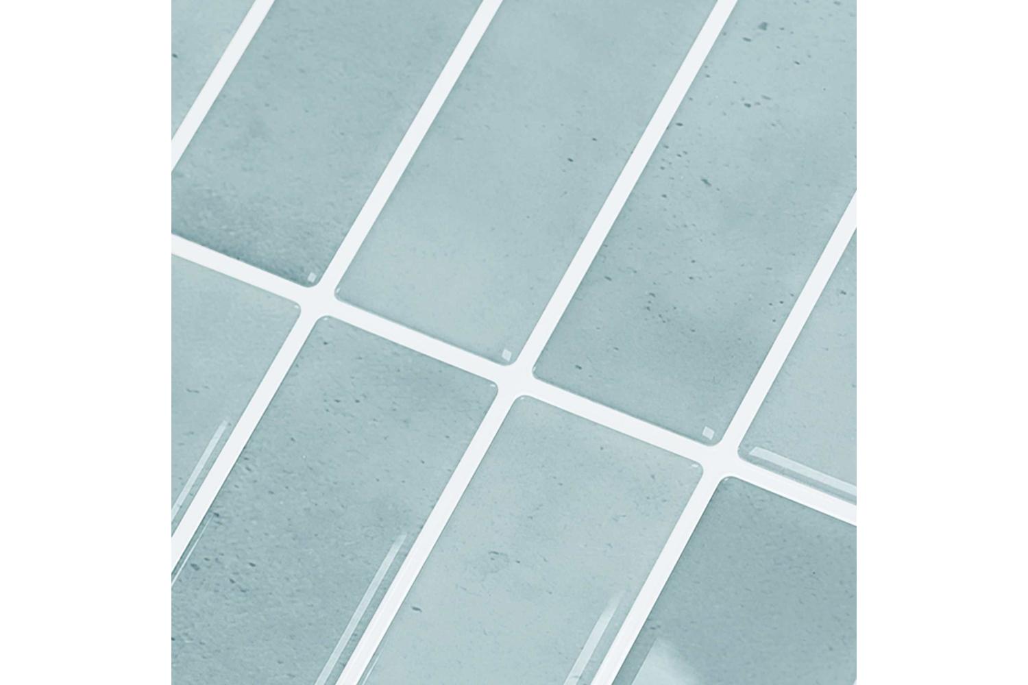 Vidaxl Rectangular Tile 10 Pcs Grey Green 29 X 23 X 008 Cm-9