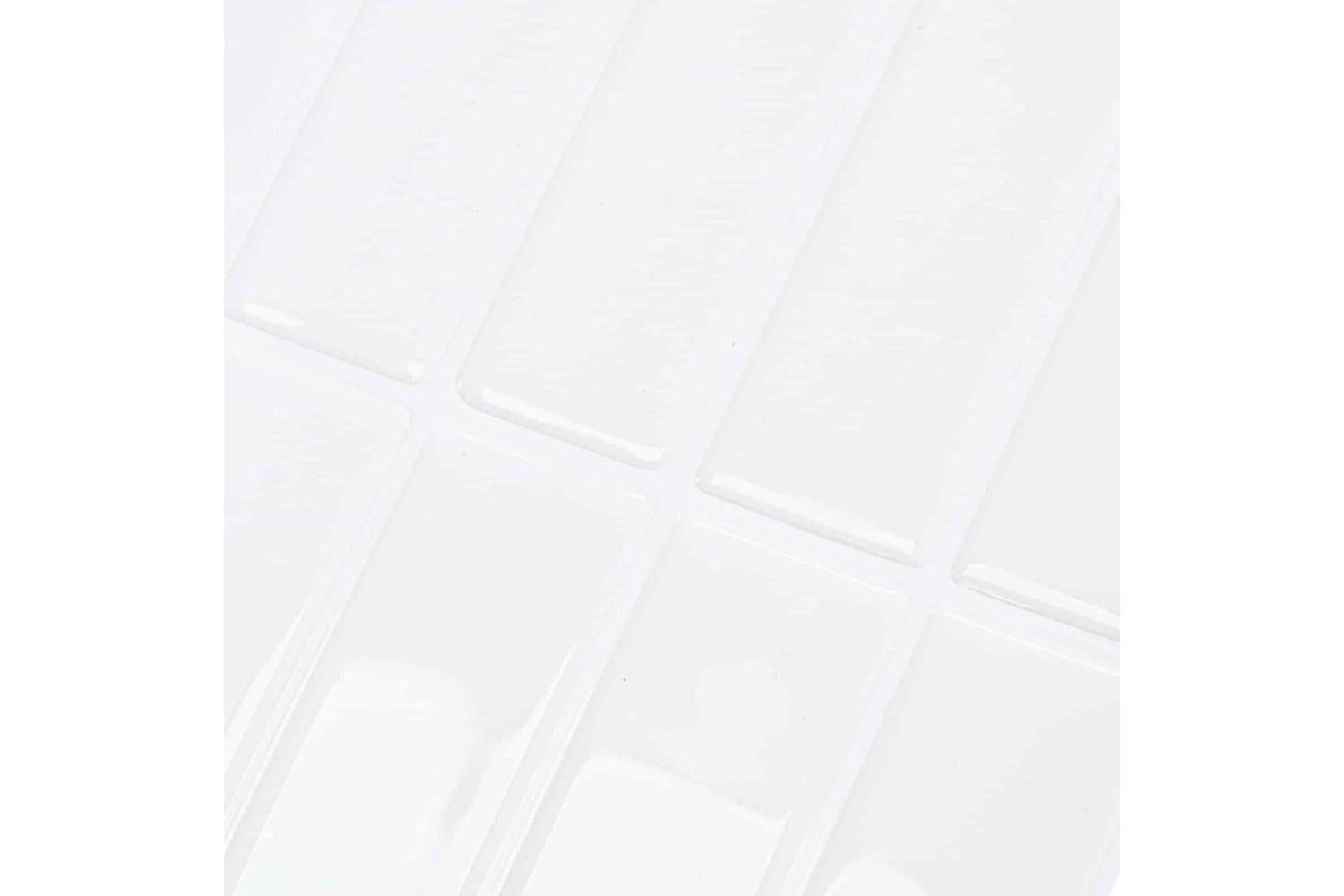 Vidaxl Rectangular Tile 10 Pcs White 29 X 23 X 008 Cm-9
