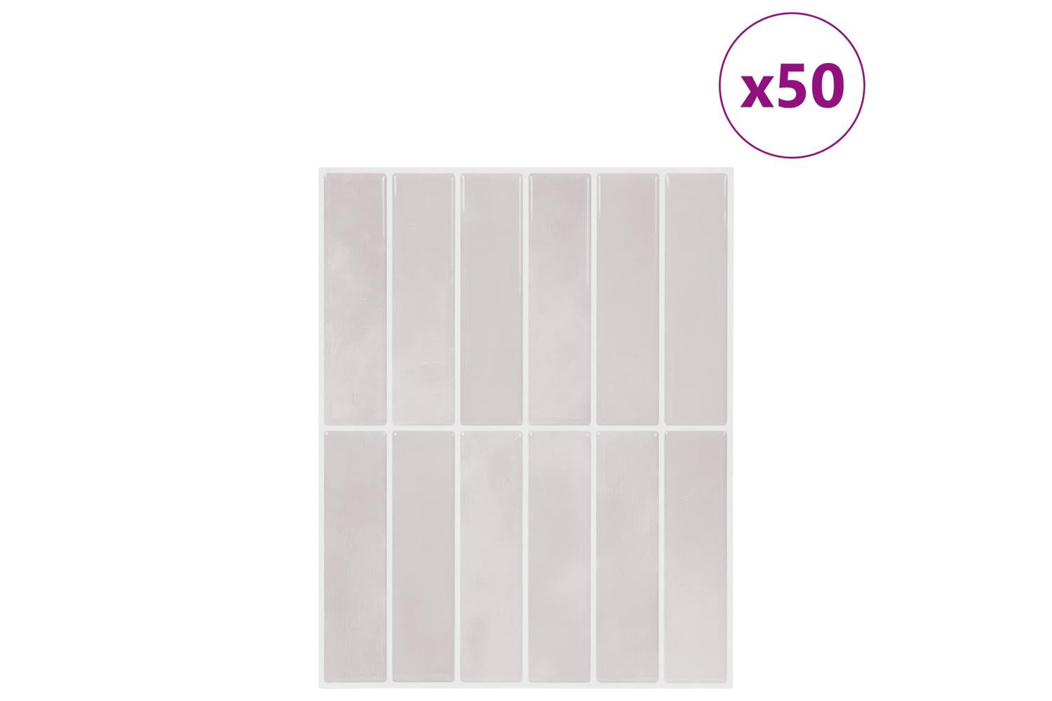 Vidaxl Rectangular Tile 50 Pcs Beige 29 X 23 X 008 Cm-2