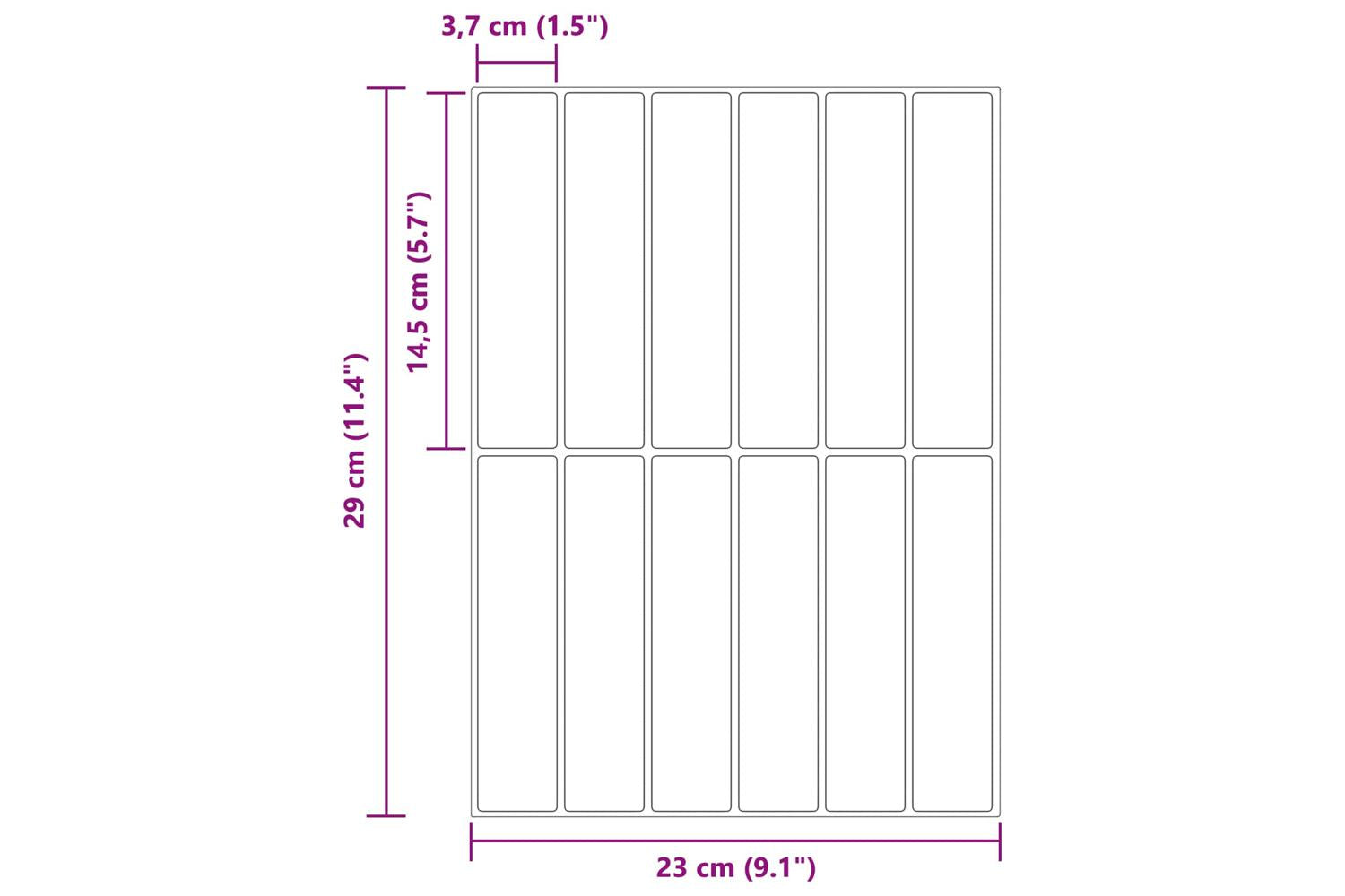 Vidaxl Rectangular Tile 50 Pcs Beige 29 X 23 X 008 Cm-10
