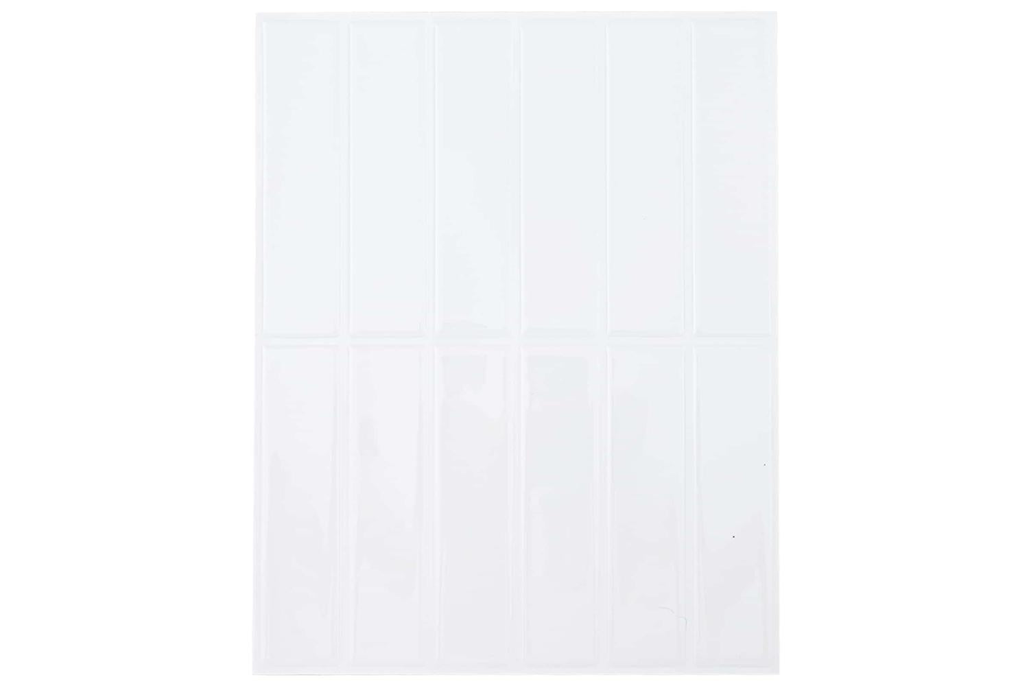 Vidaxl Rectangular Tile 50 Pcs White 29 X 23 X 008 Cm