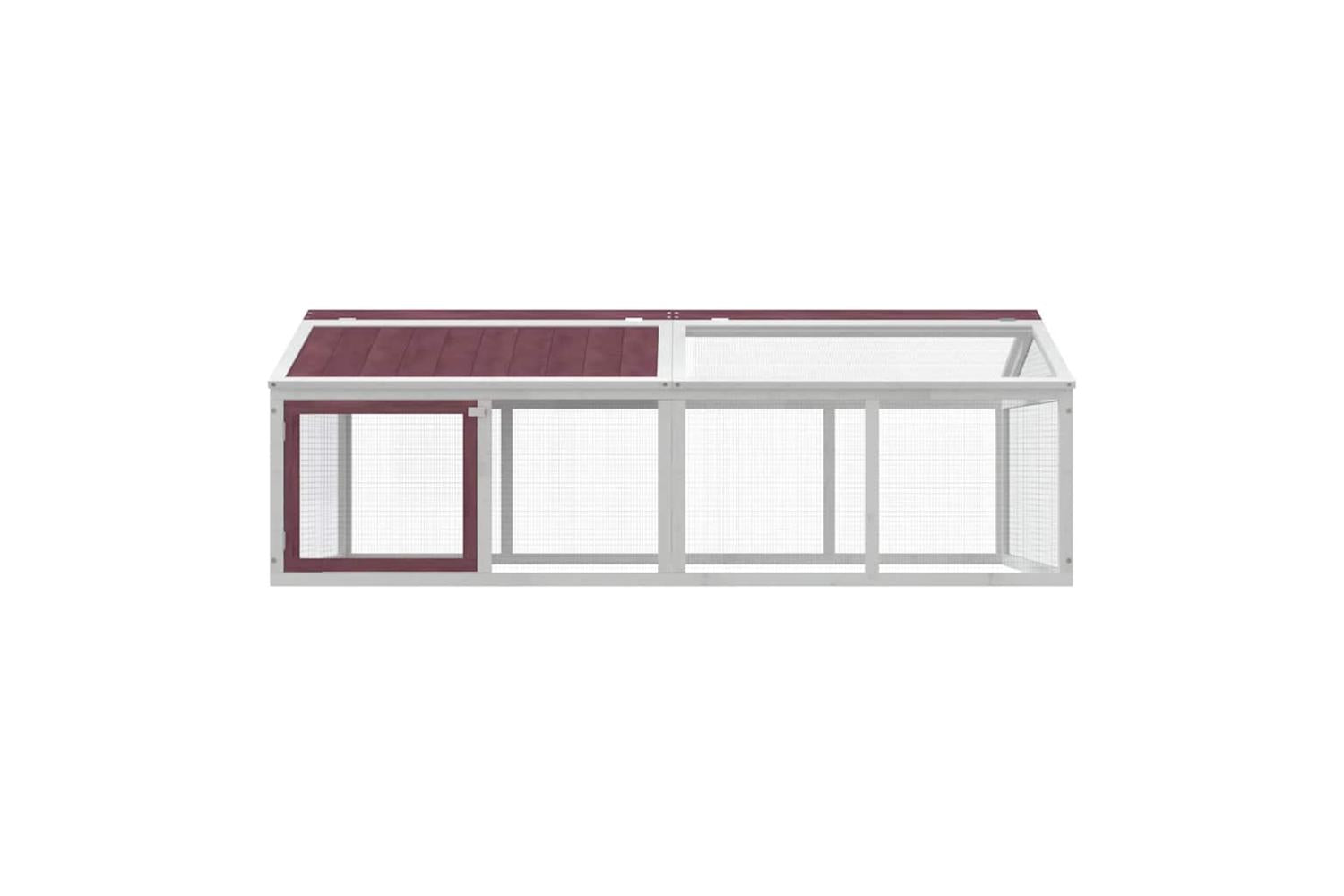 Vidaxl Run Box Mocha 200x1125x74 Cm Solid Wood Pine-3