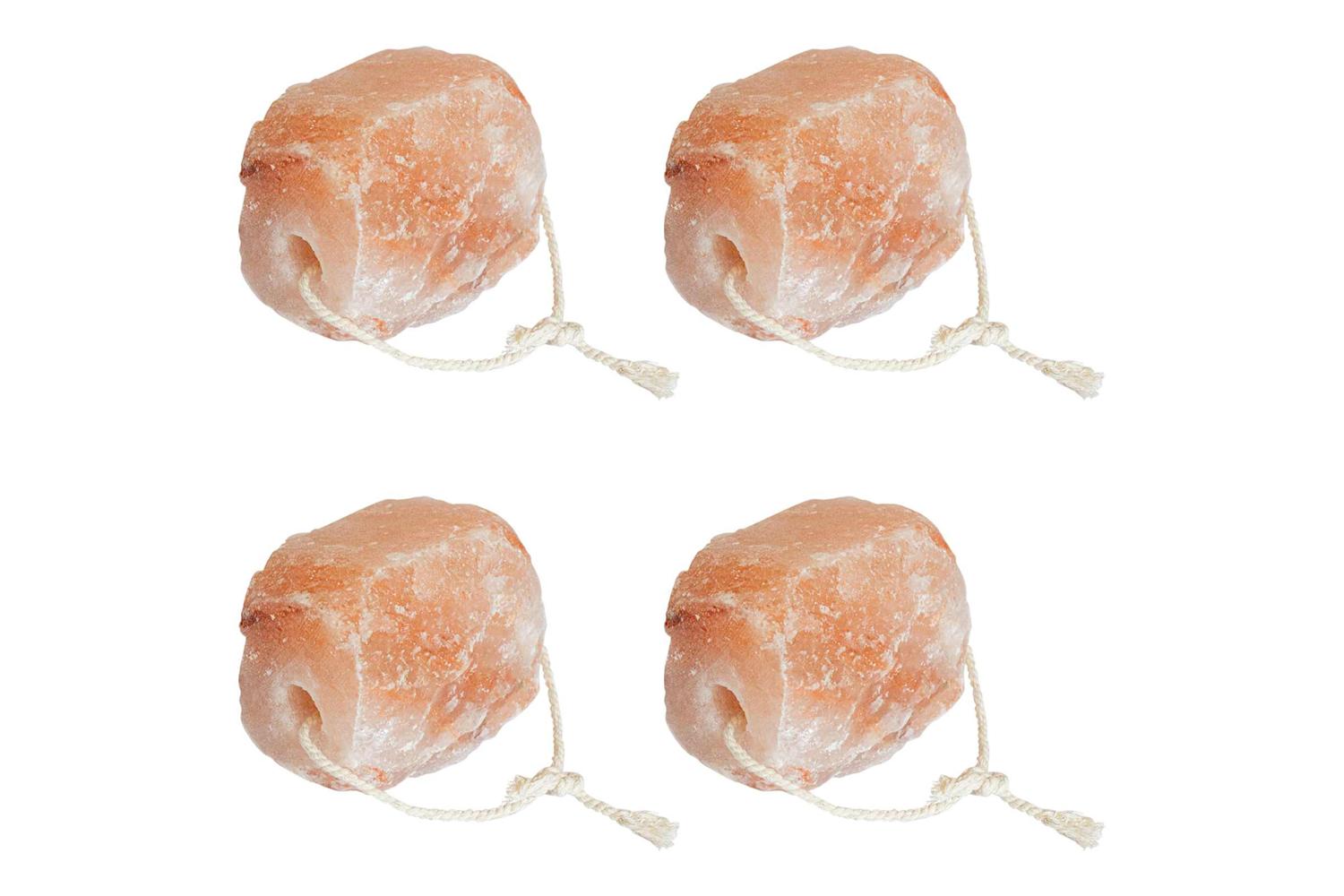 Vidaxl Salt Lick Stones 4 Pcs Pink Rock Salt