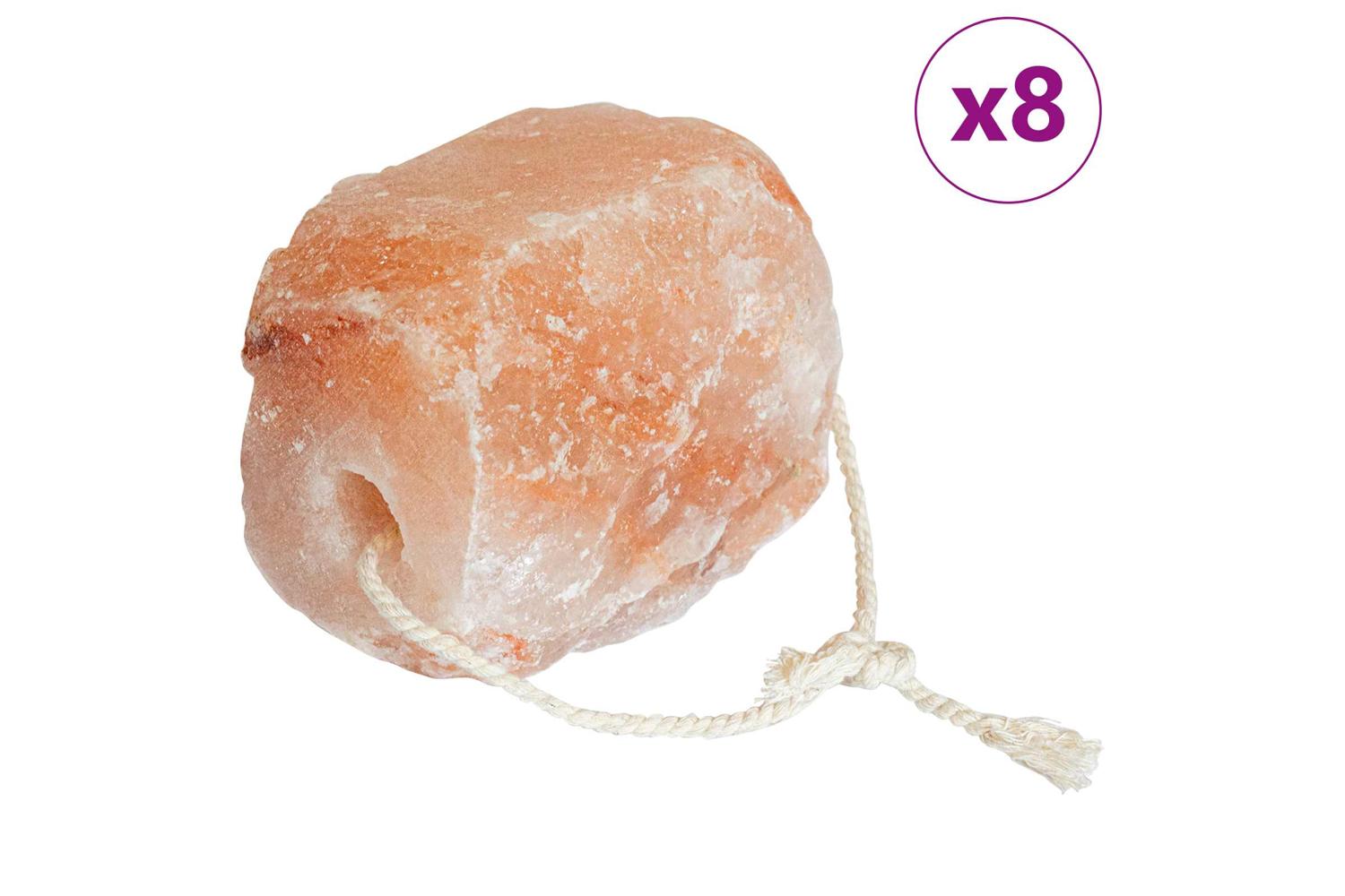 Vidaxl Salt Lick Stones 8 Pcs Pink Rock Salt