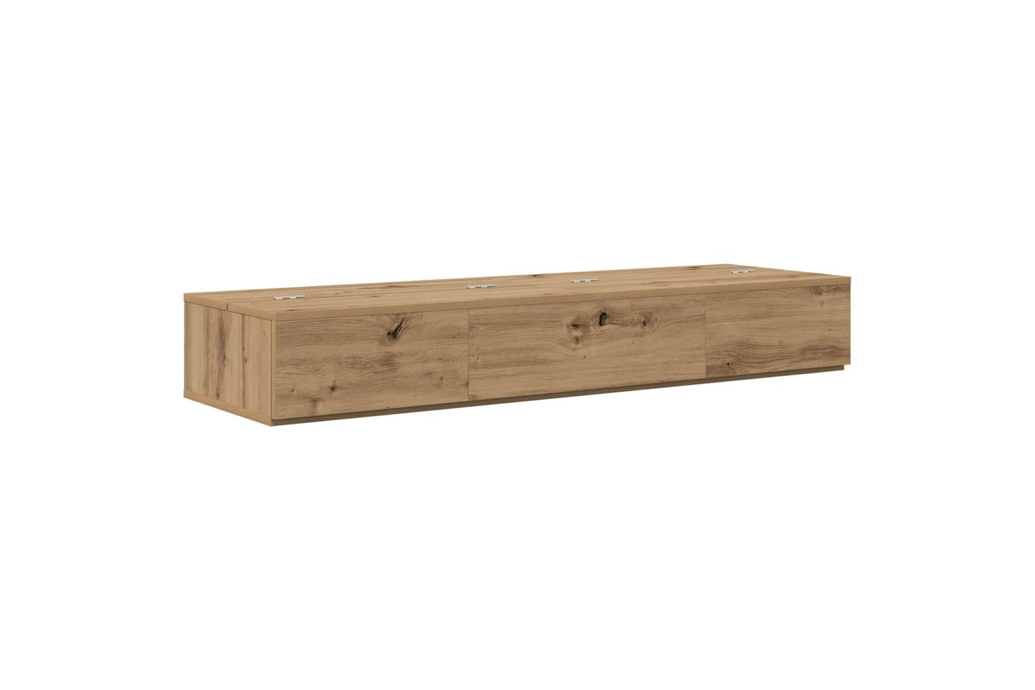 Vidaxl Studio Desk Artisan Oak 110 X 40 X 195 Cm Engineered Wood