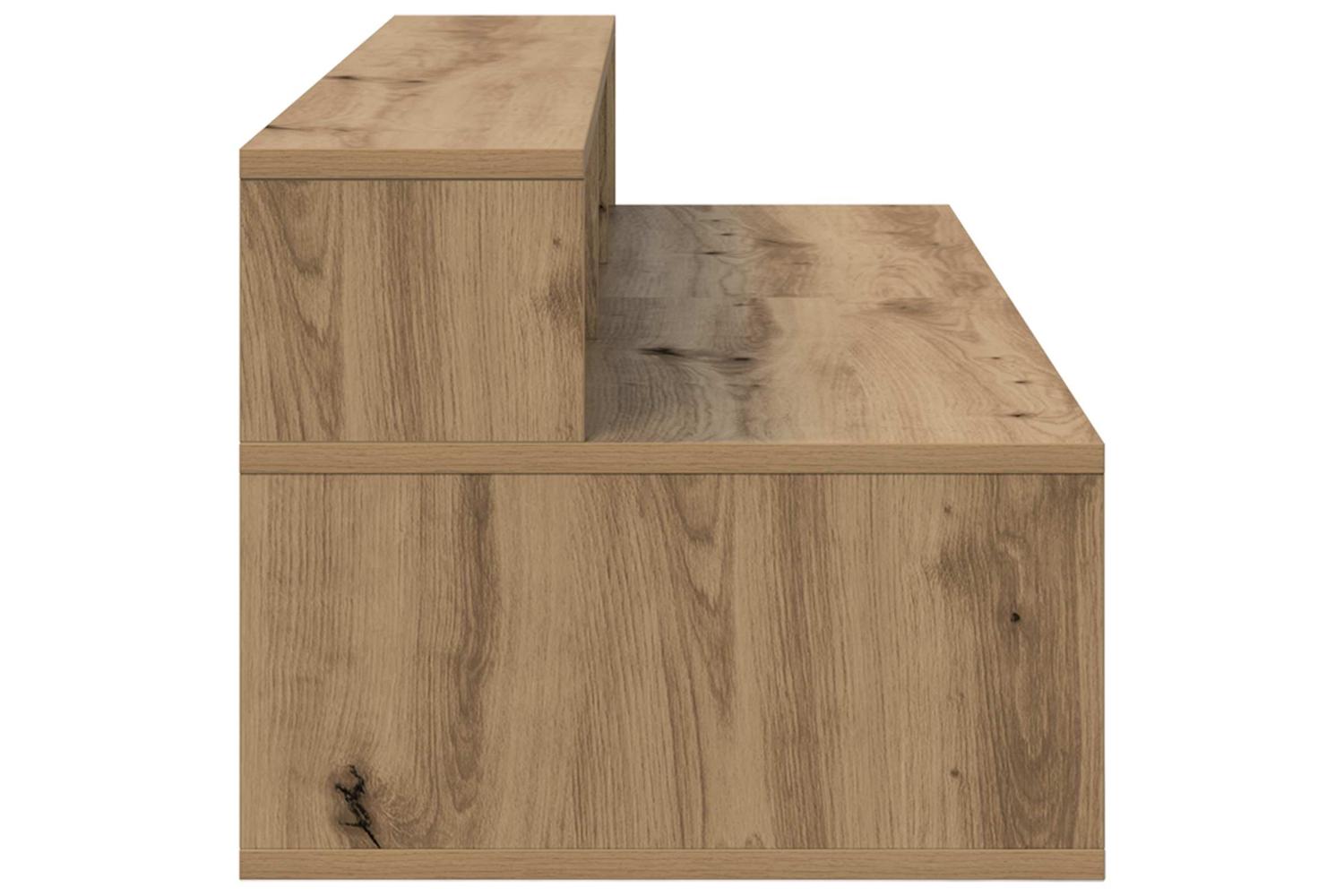 Vidaxl Studio Desk Artisan Oak 110 X 425 X 36 Cm Engineered Wood-6