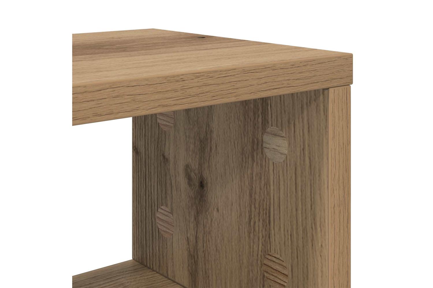 Vidaxl Studio Desk Artisan Oak 110 X 425 X 36 Cm Engineered Wood-8