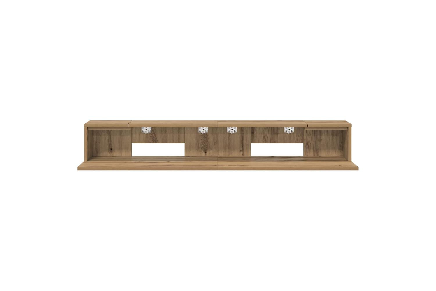 Vidaxl Studio Desk Artisan Oak 152 X 36 X 195 Cm Engineered Wood-5