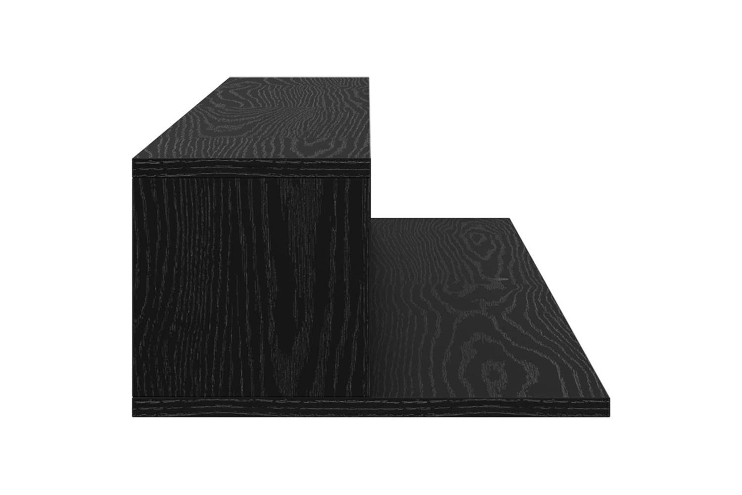 Vidaxl Studio Desk Black Oak 152 X 36 X 195 Cm Engineered Wood-6