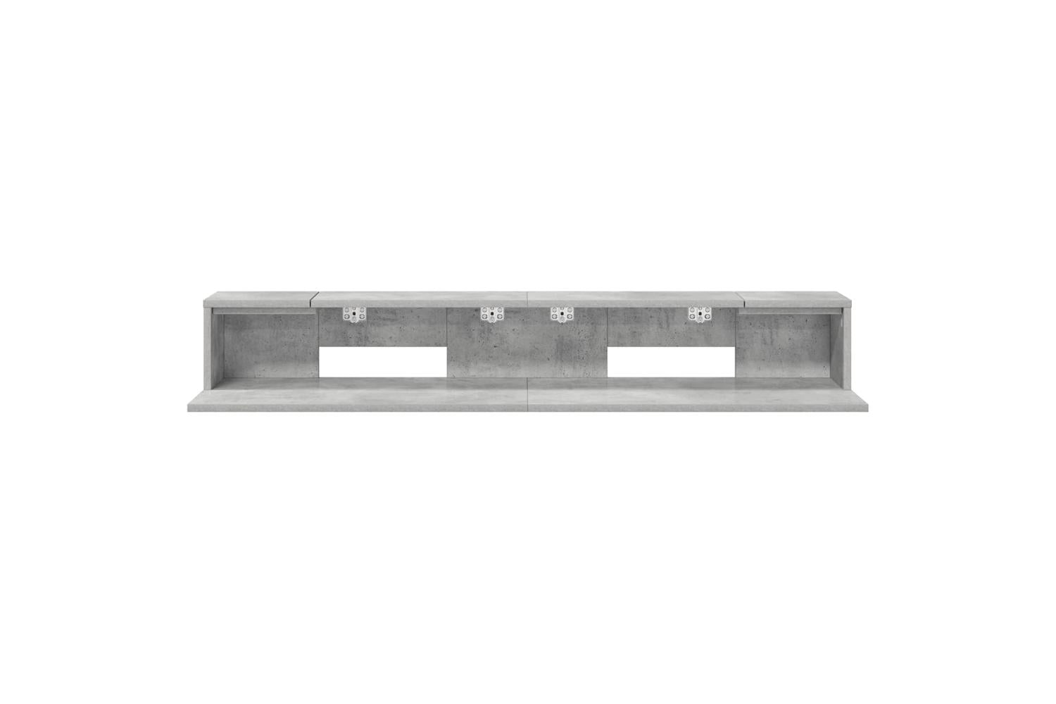 Vidaxl Studio Desk Concrete Grey 110 X 36 X 195 Cm Engineered Wood-5