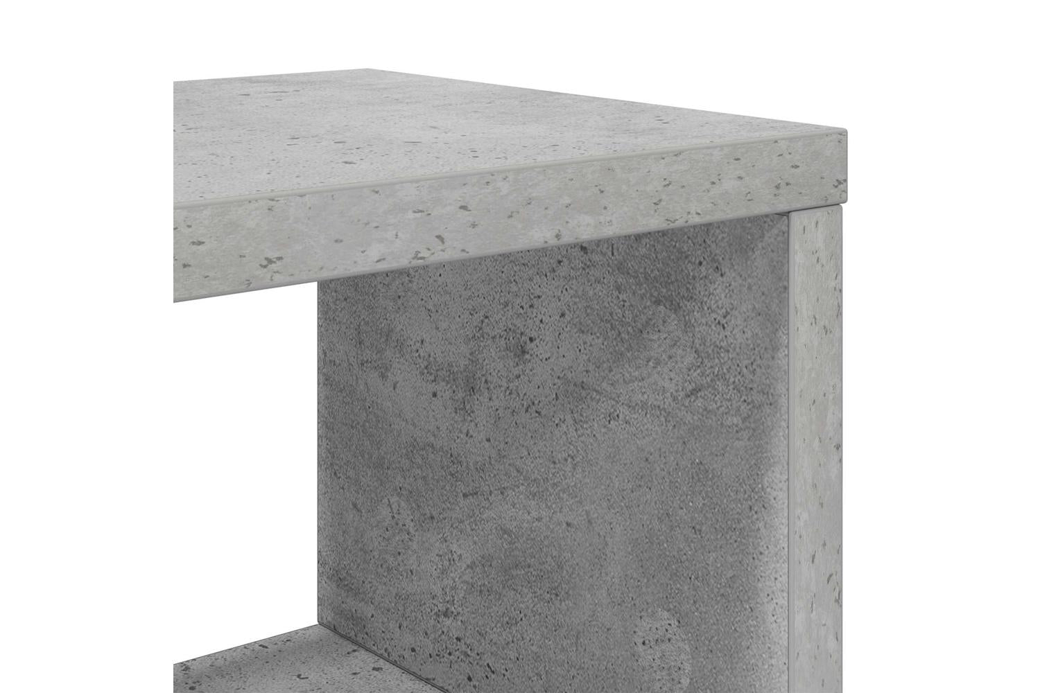 Vidaxl Studio Desk Concrete Grey 110 X 425 X 36 Cm Engineered Wood-8