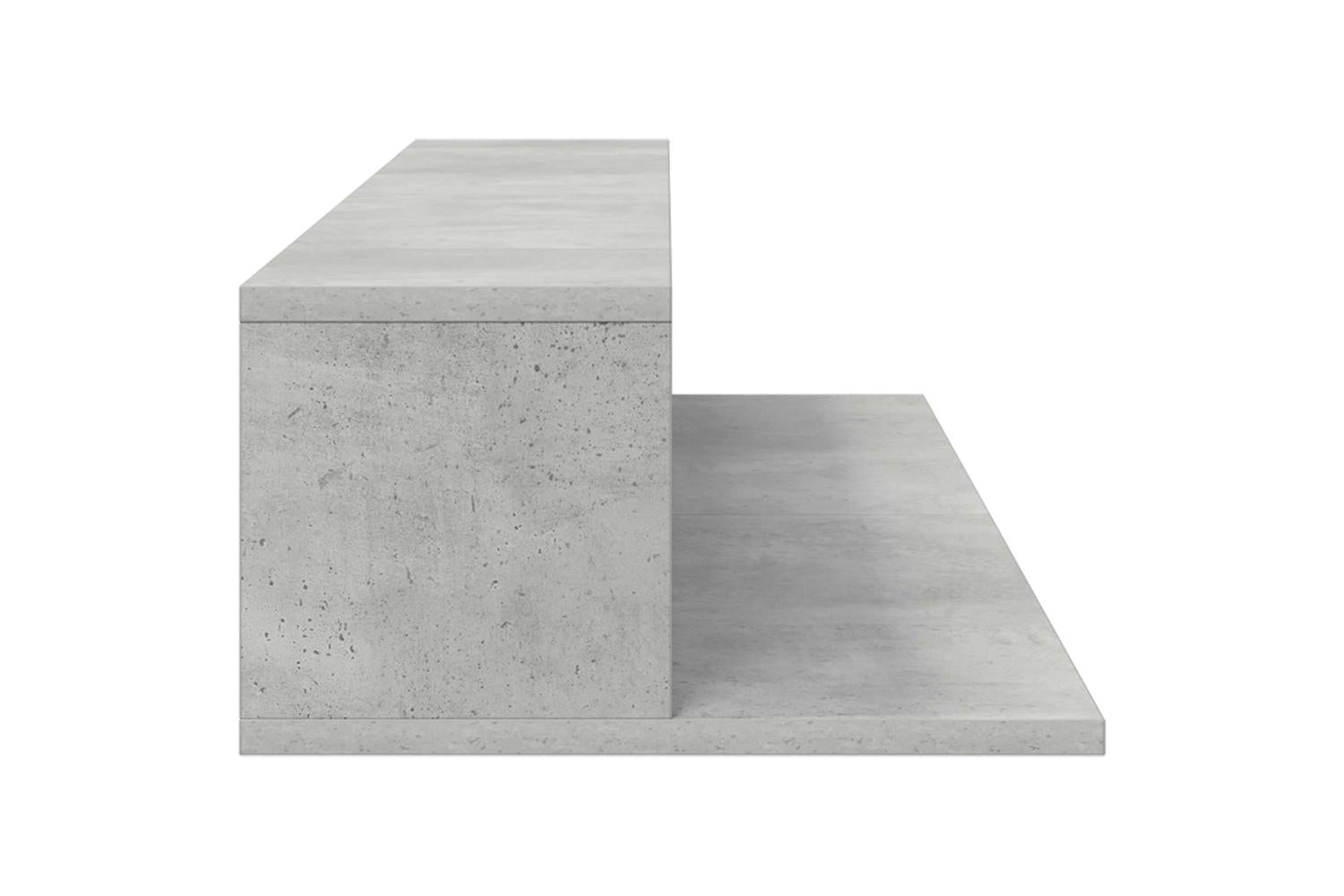Vidaxl Studio Desk Concrete Grey 152 X 36 X 195 Cm Engineered Wood-6