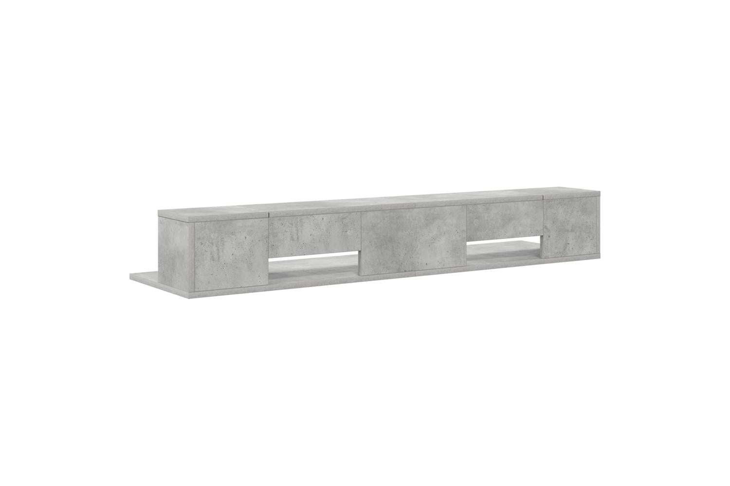 Vidaxl Studio Desk Concrete Grey 152 X 36 X 195 Cm Engineered Wood-7