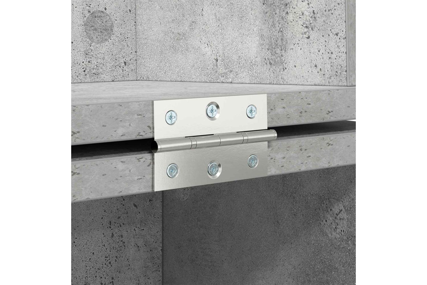 Vidaxl Studio Desk Concrete Grey 152 X 40 X 195 Cm Engineered Wood-9