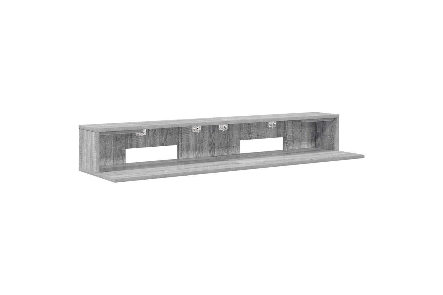 Vidaxl Studio Desk Grey Sonoma 152 X 36 X 195 Cm Engineered Wood