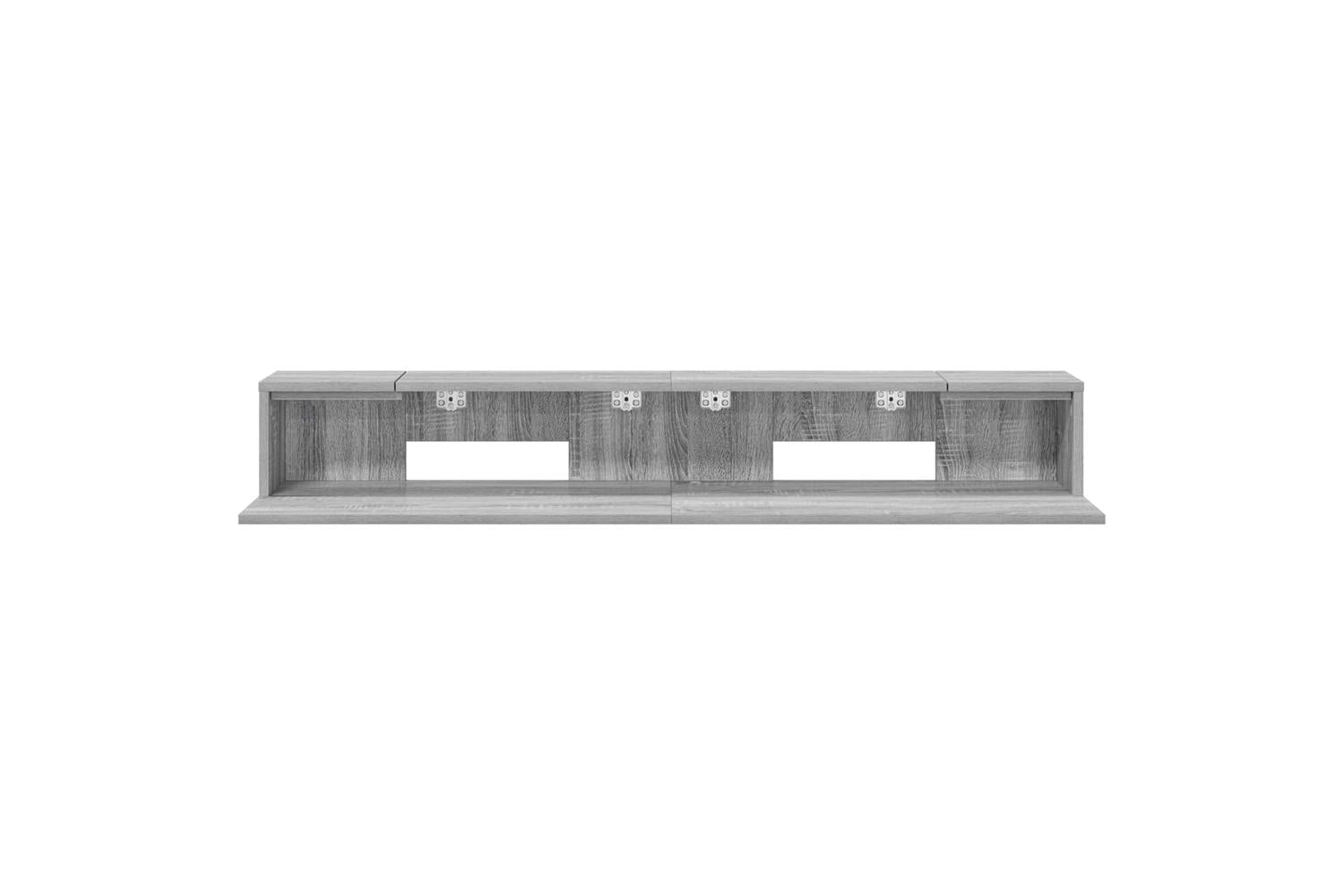 Vidaxl Studio Desk Grey Sonoma 152 X 36 X 195 Cm Engineered Wood-5