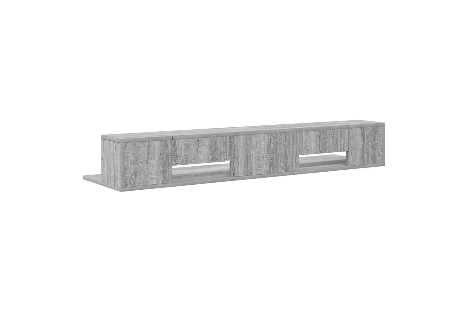 Vidaxl Studio Desk Grey Sonoma 152 X 36 X 195 Cm Engineered Wood-7