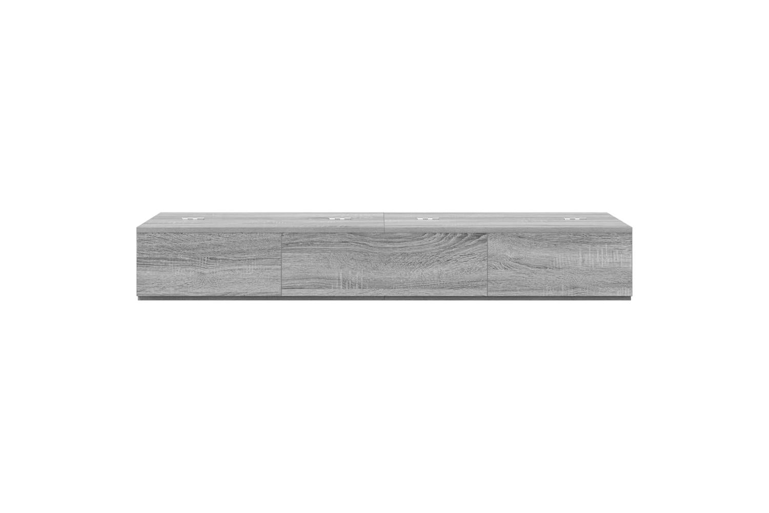 Vidaxl Studio Desk Grey Sonoma 152 X 40 X 195 Cm Engineered Wood-5